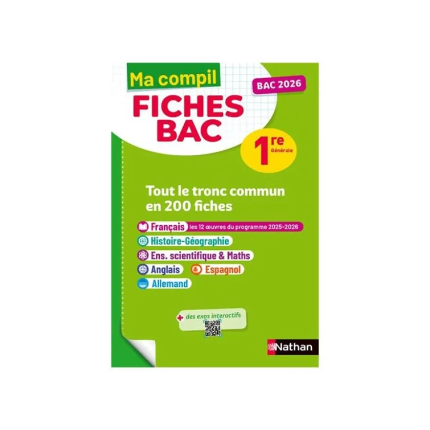 Ma compil fiches bac 1re generale 2026