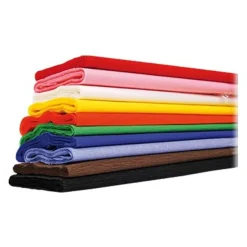 Maildor - Papier crépon - 10 feuilles - couleurs assorties