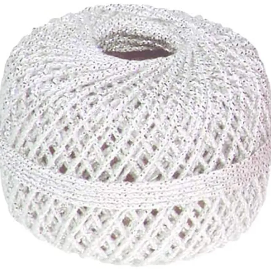 Maildor - Pelote de fil (Ficelle) 20 m - argent métallisé