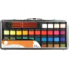 Mallette de peinture acrylique avec pinceaux