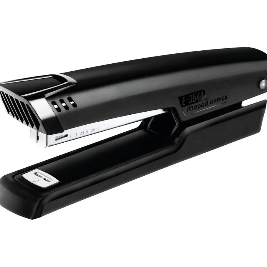 Maped - Agrafeuse Full Strip E3544 noir - capacité de 25 feuilles - agrafes 24/6 ou 26/6