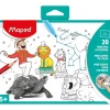 Maped - Carnet de 20 mini jeux à colorier