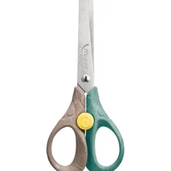 MAPED - Ciseaux SECURITY 13 cm SMILING PLANET - bouton de sécurité - en bois - coloris assortis