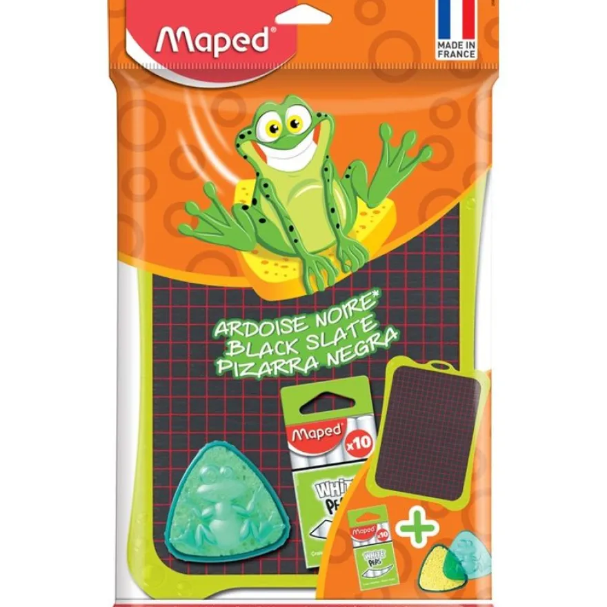 Maped - Kit ardoise noire avec accessoires - 20 x 28 cm
