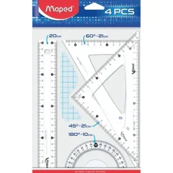 Maped - Kit de traçage 4 pièces 20 cm