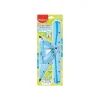 Maped – kit traçage : règle, équerre et rapporteur incassables – règle 30 cm – blister