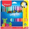 Maped - Lot de 15 Feutres Long Life 2.0 - Pointe Moyenne