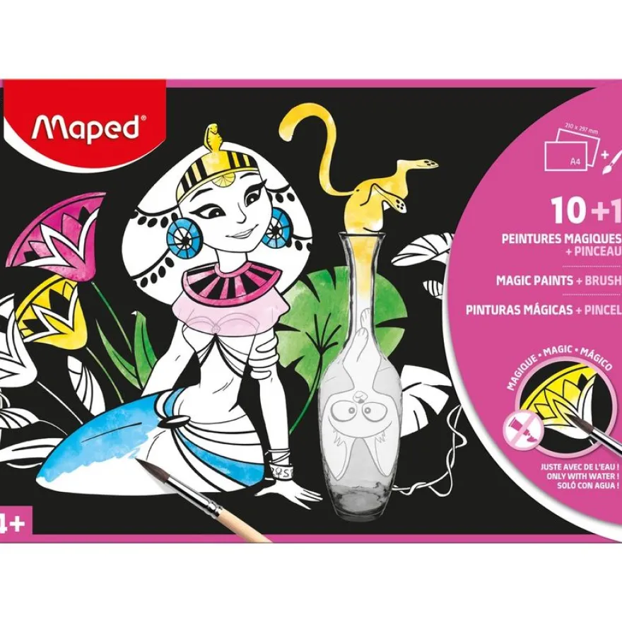 Maped - Peinture magique : 10 feuilles et 1 pinceau