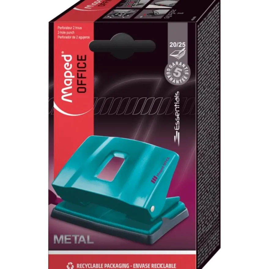 Maped - Perforateur décoré Essentials Metal - 2 trous