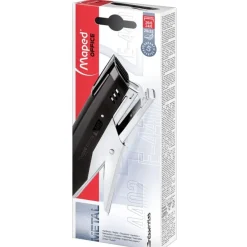 Maped - Pince agrafeuse Essentials E4402 noir - capacité de 25 feuilles - agrafes 24/6 ou 26/6