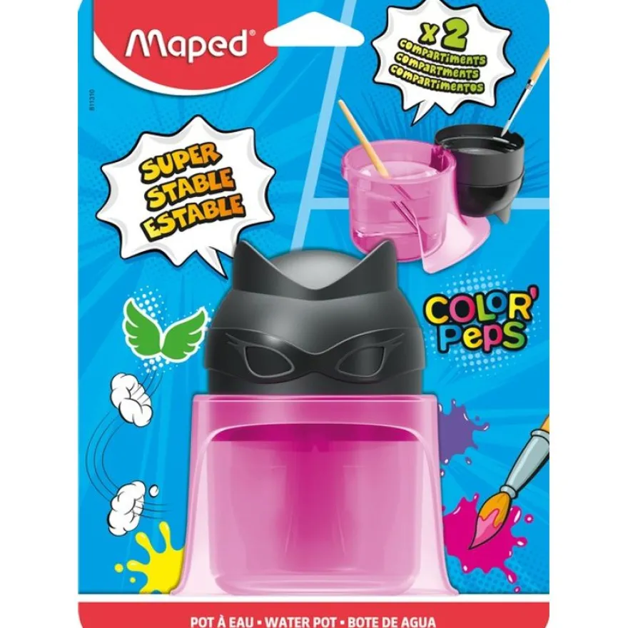 Maped - Pot à eau - essorage pinceaux - 2 compartiments