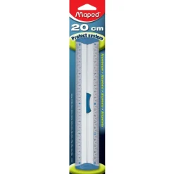 Maped - Règle aluminium (double décimètre) 20 cm