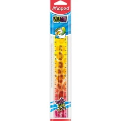 MAPED - Règle plate Twist’n Flex Animal 20 cm - sachet individuel brochable