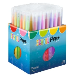 MAPED - School Pack de 72 feutres SCHOOL PEPS 2.0