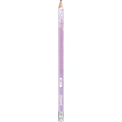 Maped Black'Peps Glitter - Crayon à papier - HB - embout gomme - disponible dans différentes couleurs