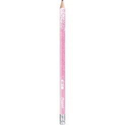 Maped Black'Peps Glitter - Crayon à papier - HB - embout gomme - disponible dans différentes couleurs
