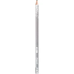 Maped Black'Peps Glitter - Crayon à papier - HB - embout gomme - disponible dans différentes couleurs