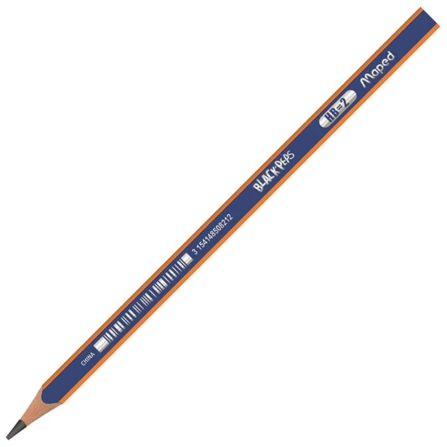 Maped Black'Peps Navy Green - Crayon à papier - HB