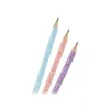 Maped Black'Peps Pastel - Pack de 3 crayons à papier HB - embout gomme