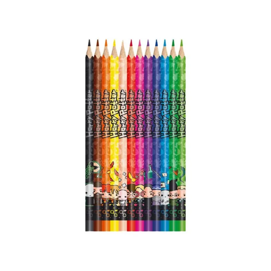 Maped Color'Peps Harry Potter - 12 Crayons de couleur - couleurs vives assorties