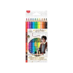 Maped Color'Peps Harry Potter - 12 Crayons de couleur - couleurs vives assorties