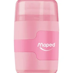 Maped Connect Pastel - Taille-crayons 2 trous Gomme 2-en-1 - disponible dans différentes couleurs