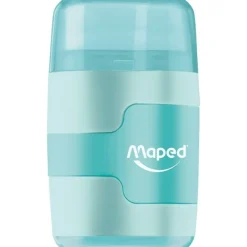 Maped Connect Pastel - Taille-crayons 2 trous Gomme 2-en-1 - disponible dans différentes couleurs