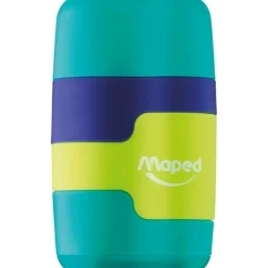Maped Connect Soft - Taille crayon / Gomme 2-en-1 - 2 trous - disponible dans différentes couleurs