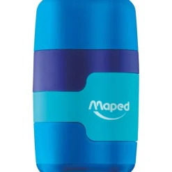 Maped Connect Soft - Taille crayon / Gomme 2-en-1 - 2 trous - disponible dans différentes couleurs