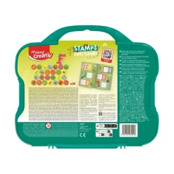 Maped Creativ - Ensemble de timbre d'artisanat - 26 pièces - dinosaures - rouge, orange, jaune, bleu, vert