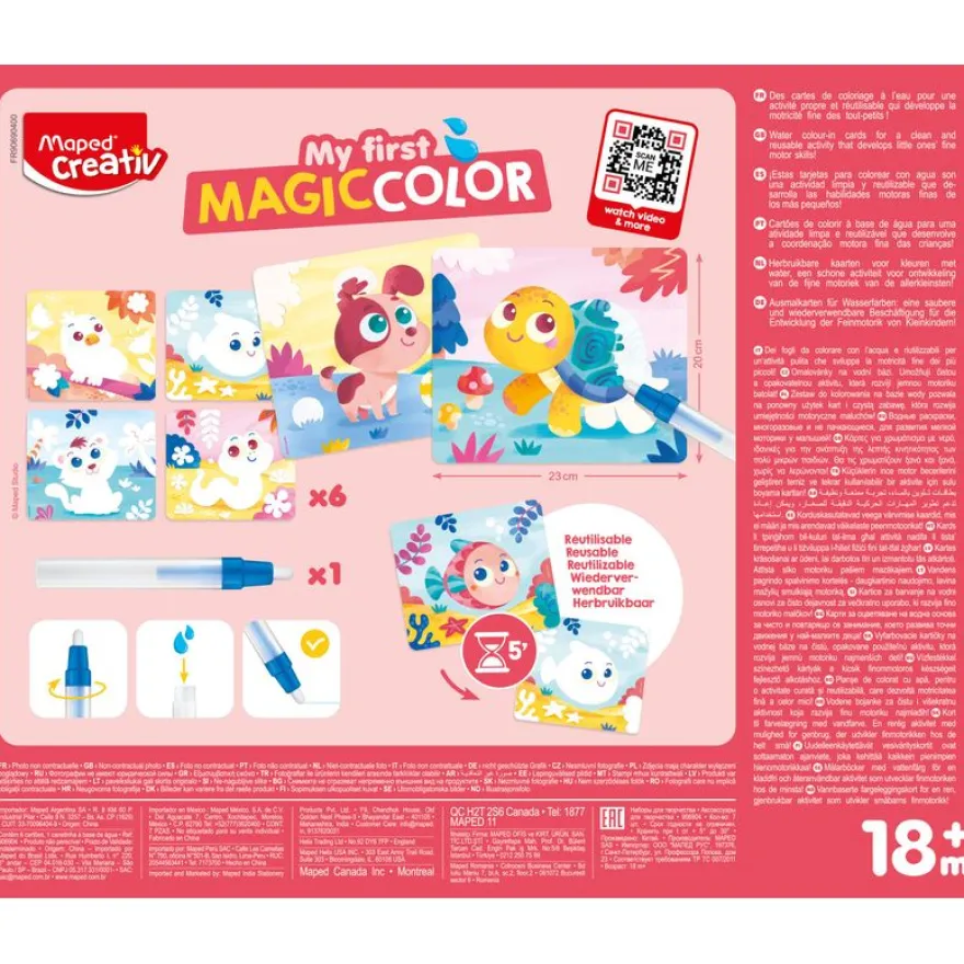 MAPED CREATIV - Ma première peinture magique à l'eau