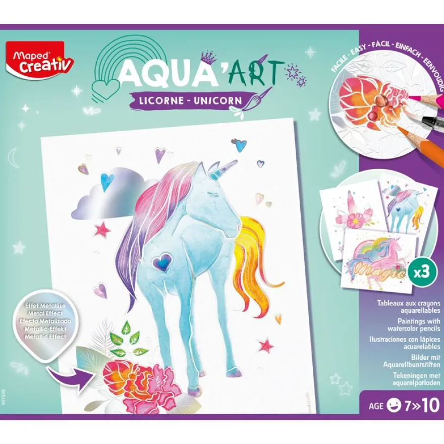 MAPED CREATIV - Peinture AQUA ART - LICORNE