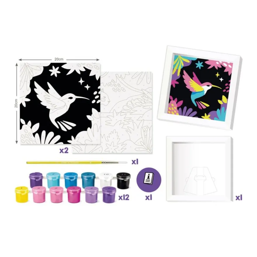 Maped Creativ - Peinture par numéro - leopard and bird