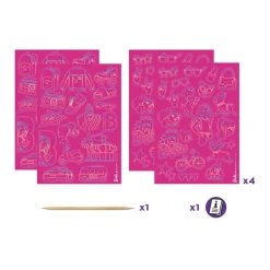 Maped Creativ Licence Barbie - Scratch Stickers