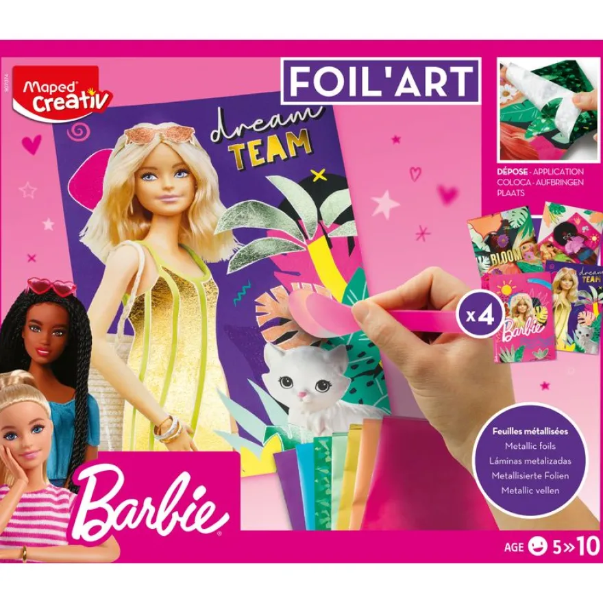 Maped Creativ Licence Barbie - Foil Art
