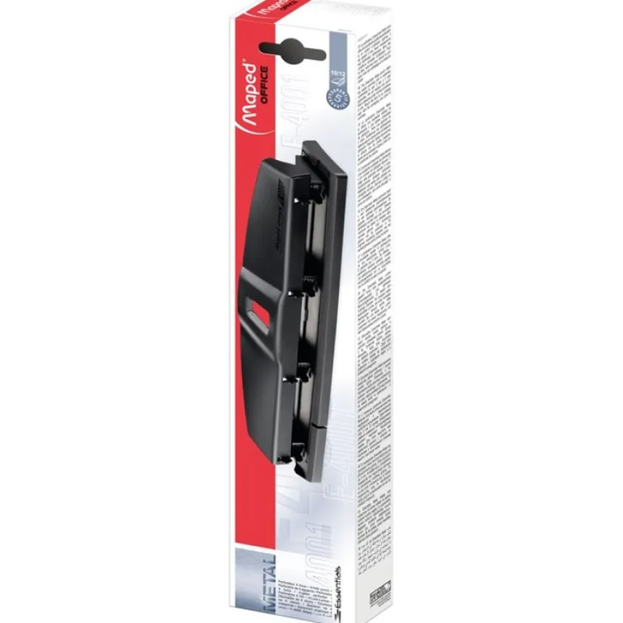 Maped Essentials Métal - Perforateur - 10 feuilles - 4 trous