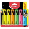 Maped Fluo Peps - Pack de 6 surligneurs - couleurs assorties