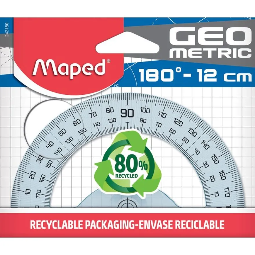 Maped Geometric - Rapporteur 12 cm - 180°