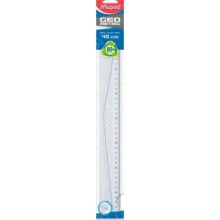 Maped Geometric - Règle 40 cm - transparente