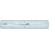 Maped Geometric - Règle double décimètre 20 cm - transparente