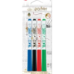 Maped Harry Potter - Pack de 4 marqueurs effaçables à sec pour ardoise blanche - couleurs assorties