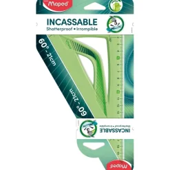 Maped Incassable - Équerre plastique 21 cm - 60°