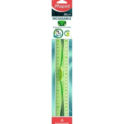 Maped Incassable - Règle triple décimètre 30 cm - incassable - disponible dans différentes couleurs