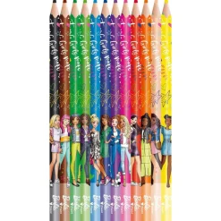 Maped Licence Barbie - 12 Crayons de couleur en pochette carton