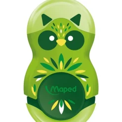 Maped Loopy Mini Cute - Taille crayon gomme 2-en-1 (blister) - 1 trou - disponible dans différentes couleurs