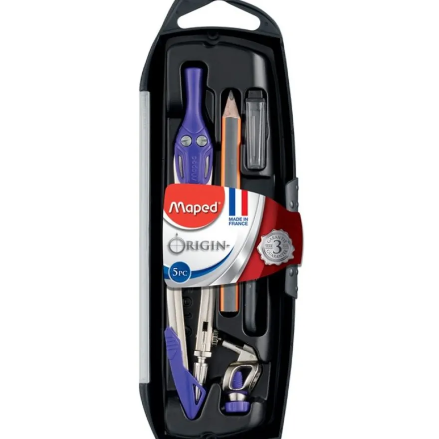 Maped Origin - Coffret compas 5 pièces
