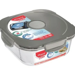 Maped Picnik Concept Adult - Boîte à déjeuner en verre 1,2L - gris