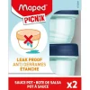 Maped Picnik Origins Famille - 2 pots à sauce - bleu - 40 ml