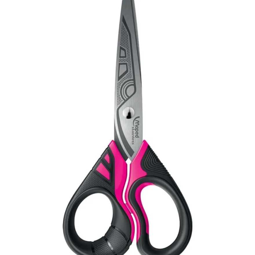 Maped Sensoft 3D Fluo - Ciseaux bouts ronds - 13 cm