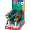 Maped Smiling Planet - Ciseaux Security 13 cm - 50% en fibre de bois - bouton de sécurité